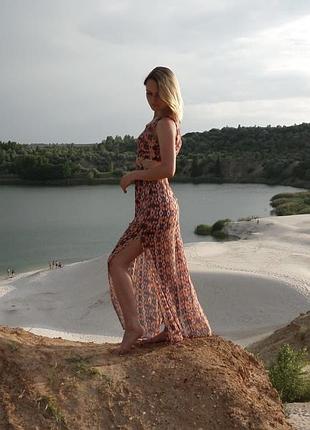 Легкий длинный сарафан