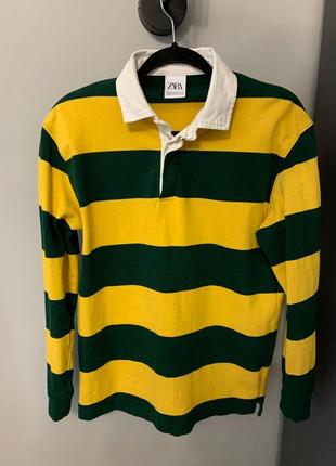 Поло с длинными рукавами zara