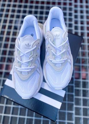 Кроссовки adidas ozweego cloud white2 фото