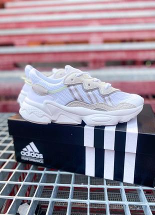 Кроссовки adidas ozweego cloud white