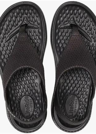 Crocs women's literide mesh flip w black8 фото