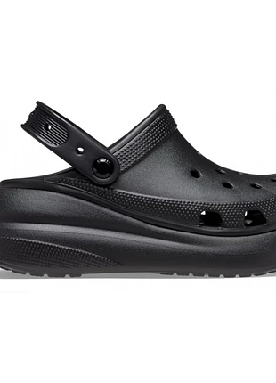 Кроксы crocs crush platform black (чорні)8 фото