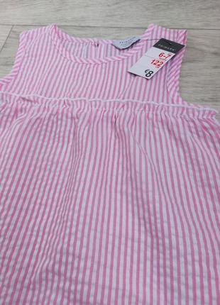 Нежный блуза в розовую полоску🌸2 фото