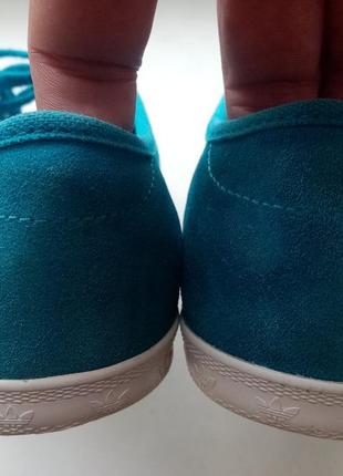 22,5 см. кеды кроссовки из натуральной замши adidas adria(оригинал)4 фото