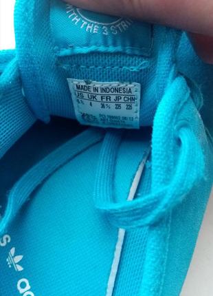 22,5 см. кеды кроссовки из натуральной замши adidas adria(оригинал)6 фото