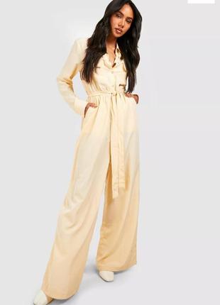 Класичний комбінезон костюм boohoo 14 m-l широкий