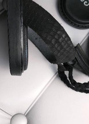 Seychelles оригинал черные замшевые сандалии на завязках2 фото