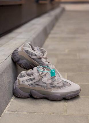 Мужские кроссовки adidas yeezy boost 500 ash grey 40-41-42-43-44-458 фото