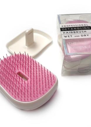 Расческа для волос с крышкой ruby face, розовая к. 16017