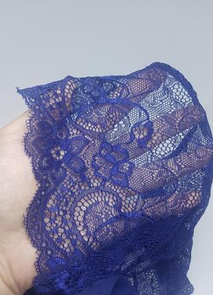 Женские кружевные трусики / трусы бикини blue6 фото