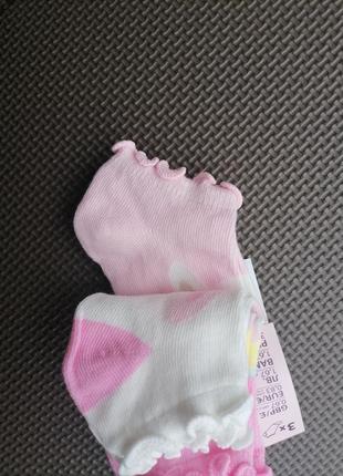 Носочки для дівчинки, 3 шт. в наборі3 фото