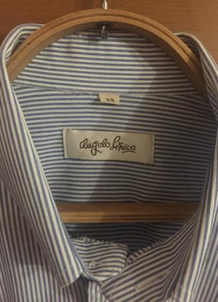Классная мужская рубашка "с&a " angelo litrico.2 фото