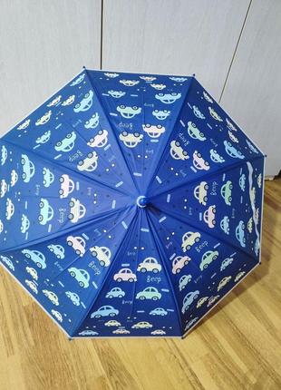 Зонт детский машинки со свистком2 фото