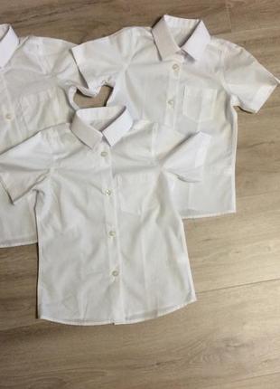 Рубашка белая сорочка tu 4-5 лет