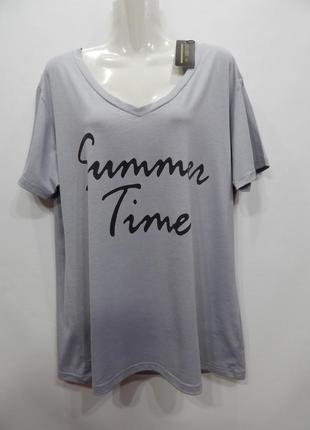 Футболка жіноча трикотажна summer time 52-54 р. 129фн (тільки в зазначеному розмірі, тільки 1 шт.)