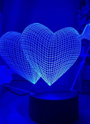 Мініподарунки на 8 березня 3d світильник стріла амура, подарунки 8 березня,...