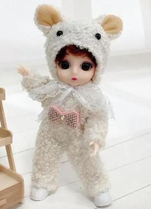 Кукла bjd шарнирная 16 см animal doll мышка мод. 11 фото