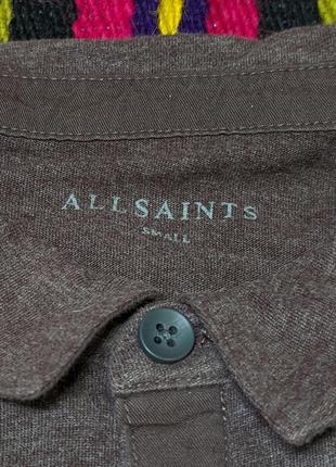 Allsaints all saints чоловіче поло футболка преміум бавовна zara medicine5 фото