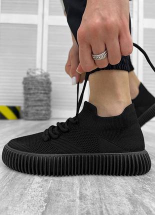 Кеди кросівки жіночі чорні