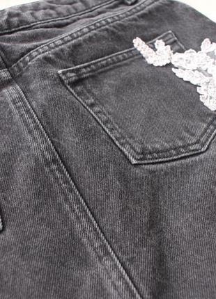 Актуальная юбка мини джинс от topshop новая коллекция moto5 фото
