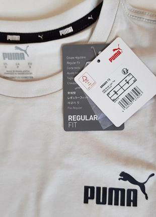 Оригинальная дымчато-серая футболка puma ess small logo tee / 586669724 фото