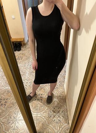 Платье черное1 фото