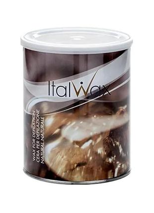 Теплый воск в банке для депиляции italwax, натуральный, 800 мл