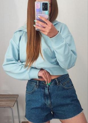 Афігенні джинсові шорти з принтом на попі❤️4 фото