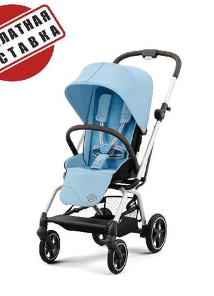 Прогулянкова коляска cybex eezy s twins + 2 slv з поворотним сидінням