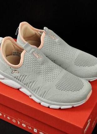 Кроссовки женские puma gray &amp; ros4 фото