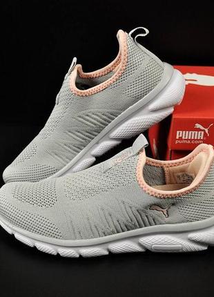 Кроссовки женские puma gray &amp; ros2 фото