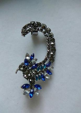 Вінтажна підвіска, моносерьга з великобританії