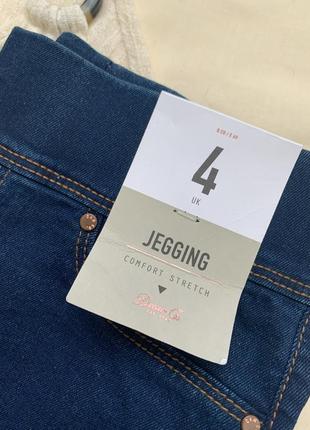 Нові джинси джеггінси denim co темно сині скінні skinny jeans jeggins3 фото