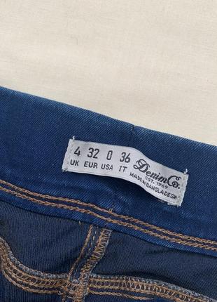 Нові джинси джеггінси denim co темно сині скінні skinny jeans jeggins5 фото