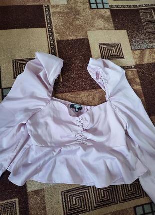Блуза кофта блузка с объемными рукавами