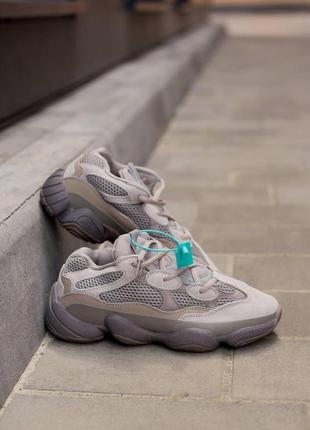 Женские кроссовки adidas yeezy boost 500 ash grey 36-37-38-39-418 фото