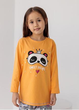 Пижама для девочки панда 94694 фото