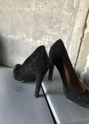 Туфли замшевые стильная класика