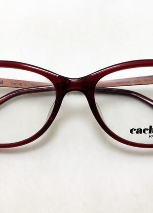 Бордова оправа для окулярів cacharel paris (кашарель)6 фото