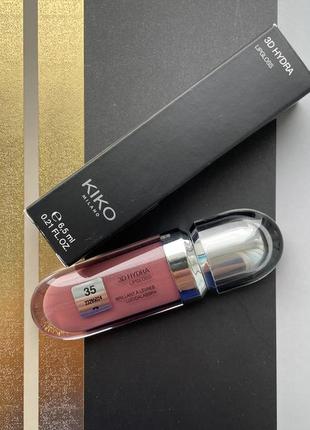 Блиск для губ kiko milano 3d hydra lipgloss 35