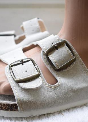 Ортопедические замшевые шлепанцы шлепки сланцы тапки real leather р. 44 27,5 см