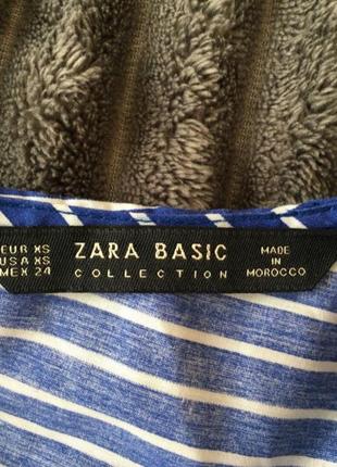 Блуза сорочка zara в полоску ( xs-s)3 фото