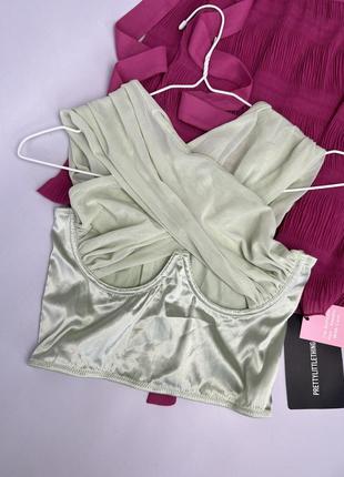 Невероятный топ корсет prettylittlething нежно