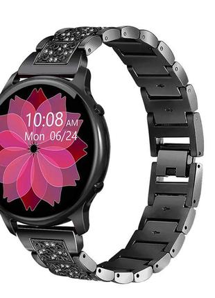Женские умные смарт часы smart watch / фитнес браслет трекер qn327 черный