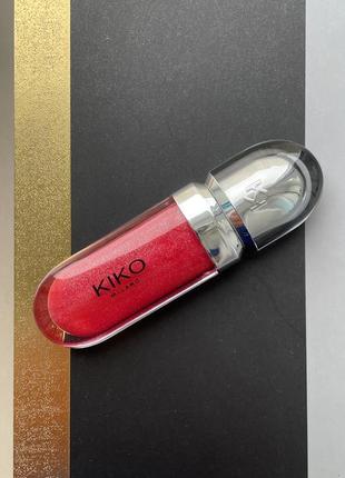 Блиск для губ kiko milano 3d hydra lipgloss 12 rosso amarillide perlato