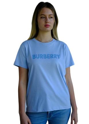 Футболка женская burberry hb-33179 blue s