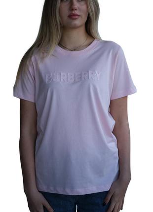 Футболка женская burberry hb-33179 pink l4 фото