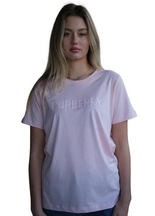 Футболка женская burberry hb-33179 pink l2 фото