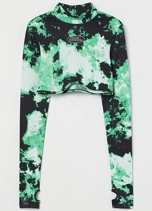 Топ-лонгслив с рукавом h&m