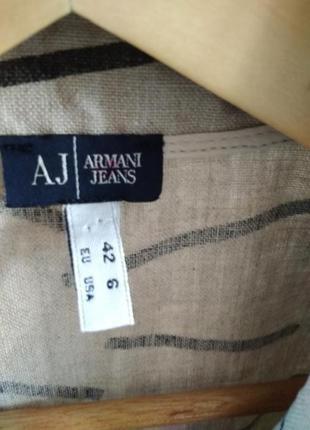 Пиджак armani jeans. лен.2 фото